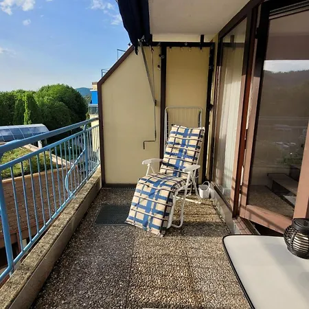 Gemuetliche Maisonette Mit Dachterrasse Und Weitblick شقة باد أوراش